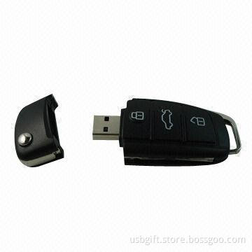 USB disk, 8GB memory capacity, 8GB custom logo car key shaped, promotional gift